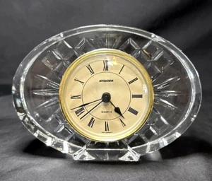 Staiger Quartz Crystal Glass Cut Clock West Germany - Battery NOT Included - Picture 1 of 10