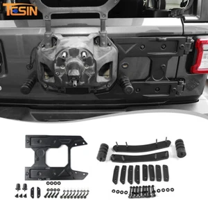 Spare Tire Carrier Tailgate Bracket Hinge Reinforcement For Wrangler JL 2018-25 - Picture 1 of 10