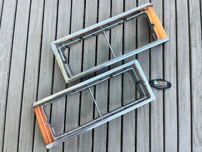 Par de luces de esquina para borde de bisel de faros originales Ford Granada 81-82 conductor pasajero Foto 1 de 4