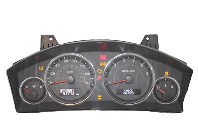 Cuadro de instrumentos velocímetro 08 Jeep Grand Cherokee Commander 93.373 millas Foto 1 de 4