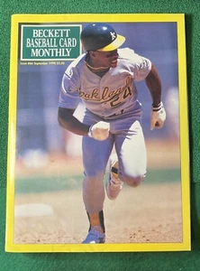 Rickey Henderson Beckett Baseball Card Monthly Magazine Issue #66 September 1990 - Picture 1 of 6