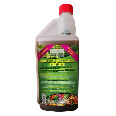 Organic Seaweed Liquid Concentrate MULTI MITE - ALL Plant FEED Fertiliser 1-20L - Image 1 of 4