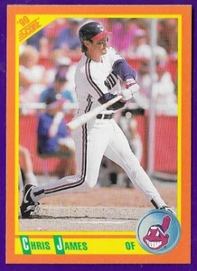 Chris James Cleveland Indians #60T - puntaje negociado casi nuevo-como nuevo 1990 - Imagen 1 de 2