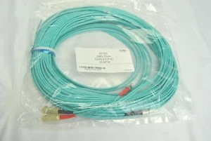 ST/SC OM3 50um DUPLEX PVC 25 mtr Glasfaser Patchkabel OFNR-FT4 3.0 - Bild 1 von 2