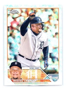 Logofractor Miguel Cabrera 2023 Topps cromo #164 Detroit Tigers - Imagen 1 de 2