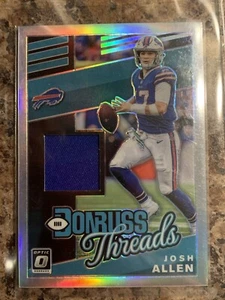 2019 Josh Allen Donruss Optic Threads🔥2nd Year! MVP🔥mint - Picture 1 of 2