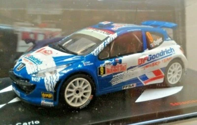 EDICOLA 1:43 AUTO IN METALLO - RALLYE MONTE CARLO 2009 PEUGEOT 207 S2000 #9 - Immagine 1 di 2