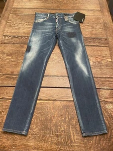 nwt DSQUARED2 Cool Guy Jean men's 46 (31x32) blue distressed Denim Jeans WOW - Picture 1 of 10