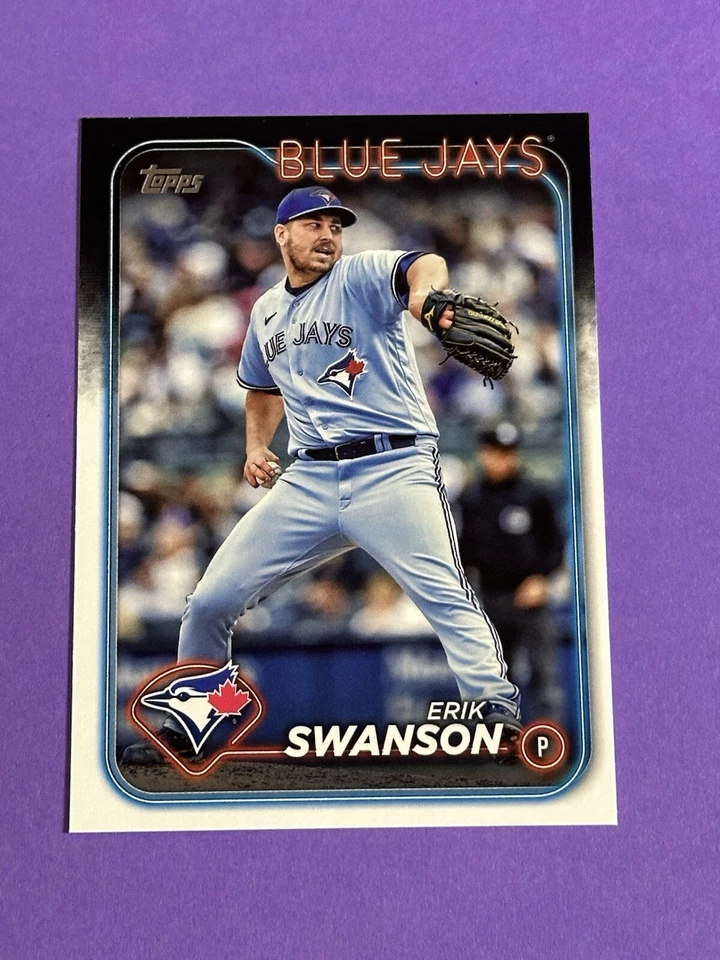2024 Topps Update Erik Swanson #US312 Toronto Blue Jays (Z) - Image 1 of 1