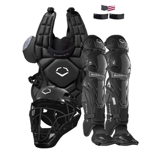 Paquete de receptor de softbol lanzamiento rápido para adultos Evoshield G2S - negro - Imagen 1 de 4