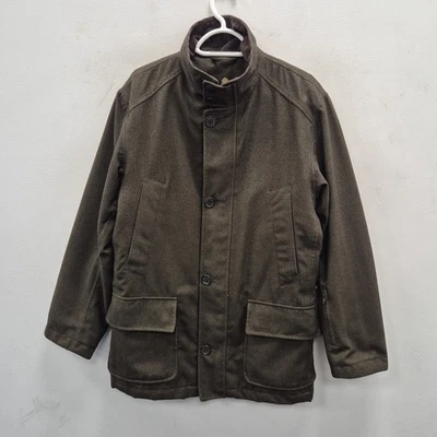 Barbour Challenger Herringbone Olive Waterproof Breathable Coat Jacket Small - Image 1 of 4