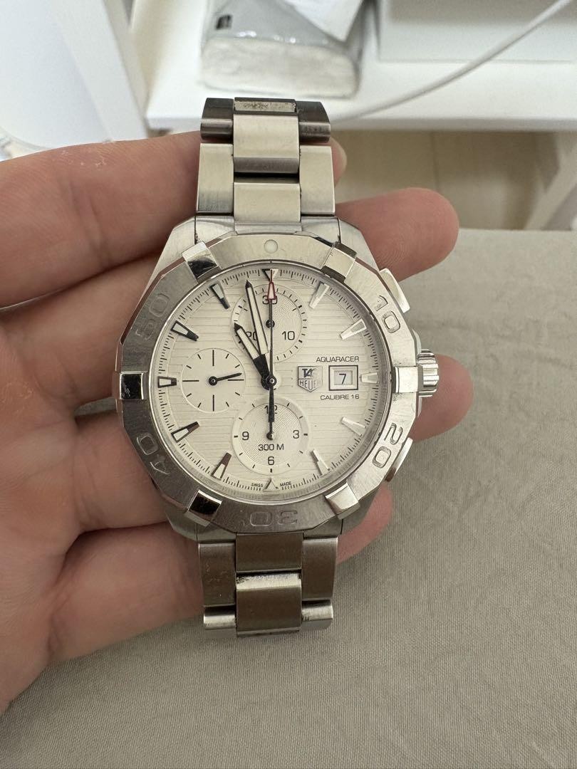 TAG Heuer Aquaracer シルバー 時計 TAG Heuer Aquaracer 300M Quartz Silver Dial 39mm – LOFT