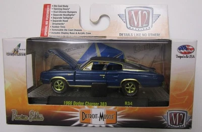 M2 Machines 1966 Dodge Charger 383 R34 16-01 - 1/500 CHASE - Free Shipping - Image 1 of 4