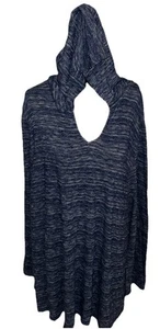 La Blanca Plus Size 2XL Loose Fit Blue Pullover Long Sleeve Hoodie - Picture 1 of 6