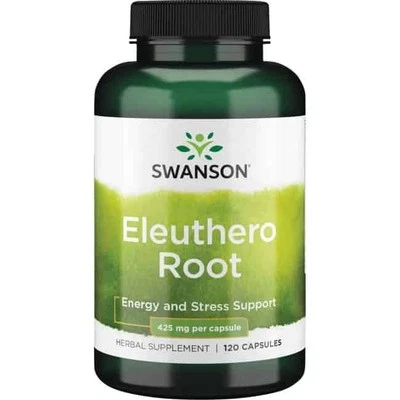 SWANSON Eleuthero Root (Siberian Ginseng) 120 Capsules - Image 1 of 3