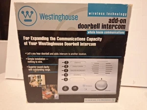 Westinghouse Add-On Doorbell 5-Channel Wireless Radio Intercom Console, WHI-5S🔺 - Picture 1 of 2