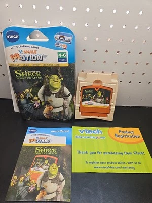 VTech V.Smile V-Motion Dreamworks SHREK FOREVER AFTER Game 4-6 YEARS - Image 1 of 4