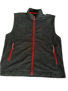 ORVIS Trout Bum Blue Waffle Thermal Fleece Vest Men's Large Hiking Fishing - Picture 1 of 9