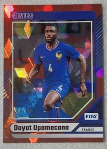 2024-25 Panini Donruss DAYOT UPAMECAN8 34/99 Red Cubic FIFA Parallel USA #113 - Picture 1 of 2