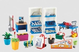 PLAYMOBIL 6499 Hardware Store Shop Contents Tools Interior Shelves NEW ADD-ON - Picture 1 of 1
