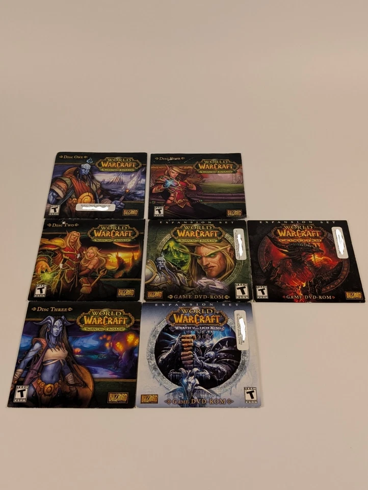 World of Warcraft: The Burning Crusade Expansion Set (4Disc, PC) + Expansions🔥 - Image 1 of 2