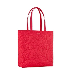 Kate Spade Red Heart Quilted Tote Bag Limited Edition Love Schultertasche - Bild 1 von 4