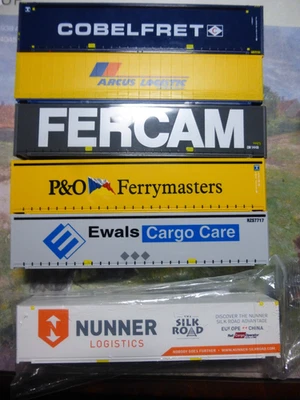 Für Märklin, Lima, Roco H0  - Sechs 45 ft. Container, neu in OVP - Bild 1 von 3