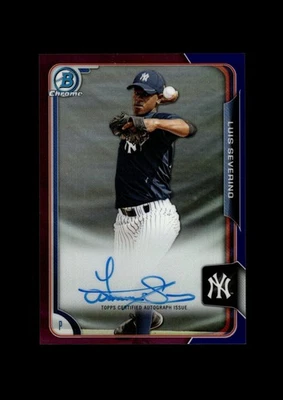 Bowman Chrome 2015: #BCAP-LS Luis Severino automático/250 radiocontrol casi nuevo-como nuevo o mejor Foto 1 de 2