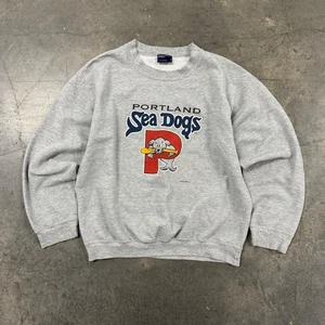 Vintage Portland Sea Dogs MLB Sweatshirt Size L - Picture 1 of 8