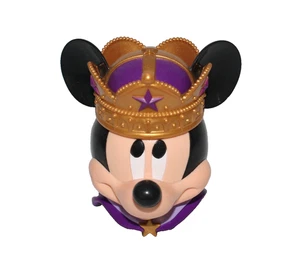Disney On Ice Mickey Mouse Souvenir Mug King Crown Flip Top Collectible Cup - Picture 1 of 4