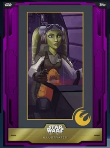 Topps Star Wars Card Trader Illustrated W25 Our Rebellion Hera Syndulla Epic - Picture 1 of 1