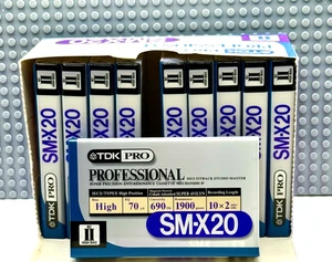 TDK  SM-X  20   1997  USA  TYPE I   BOX OF 10 CASSETTE  TAPES (SEALED) - Picture 1 of 8
