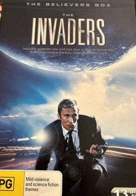 13 Disc DVD - THE INVADERS Believers Box Set Season 1 & 2 + Bonus (1967) R4 - Image 1 of 2