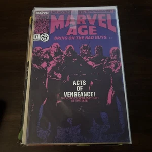 Marvel Age 81 Vf Acts Of Vengeance - Picture 1 of 5