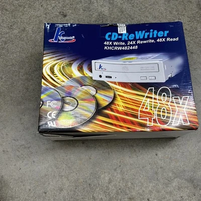 K Hypermedia CD-ReWriter 48X Write 24X Rewrite 48X Read KHCRW482448 - Image 1 of 4