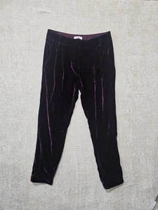Pantalón Parker Terciopelo Talla 4 Tobillo Borgoña Nuevo - Imagen 1 de 7