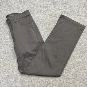 Pantalones prAna Para Hombres 35x34 Carbón Brion Pantalón Calce Ajustado Elastizado Sión Senderismo Viaje - Imagen 1 de 9