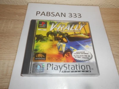 PS1 - V-RALLY , PAL ESPAÑOL , COMPLETO - Imagen 1 de 2