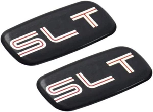2x SLT Cab Emblems 3D Badge Nameplate for 95-07 Yukon Suburban Sierra Chrome/Red - Picture 1 of 4
