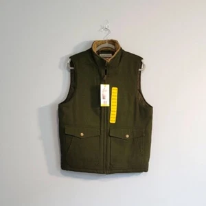 Weatherproof Men's Workwear Vest Size Medium Olive Green NWT - Picture 1 of 6