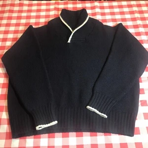 DUCHAMP Navy Pullover Gr. M - Herrenpullover reine Merinowolle - Bild 1 von 24