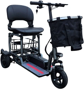 Krankenfahrstuhl Faltbares 3 Rad Klapprad Reisemobil nur 15Kg KAYLA 3 Aluminium! - Bild 1 von 21