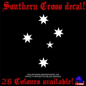 SOUTHERN CROSS decal sticker.Car,Ute,4X4,Boat,Tinny,Campervan,skate,surf graphic - Picture 1 of 11