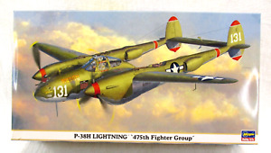1/48 Hasegawa P-38H Lightning "475th Fighter Group" Complete Kit