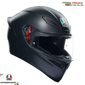 Agv K1 S Matt Black Casco Moto Integral TALLA M 57 58 HELMET E2206 Negro - Imagen 1 de 7