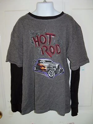 CAMISA CIRCO HOT ROD MANGA LARGA TALLA S (6/7) NIÑO NUEVA SIN ETIQUETAS  Foto 1 de 2