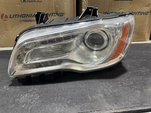 Complete! 2011-2014 Chrysler 300 Xenon HID Chrome Headlight DRIVER LEFT OEM - Picture 1 of 12