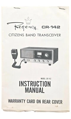Vintage Pierce Simpson Tiger 23B CB Radio Operating Manual - Image 1 of 2