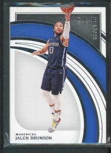 2021-22 JALEN BRUNSON 52/99 PANINI COLLEZIONE IMMACOLATA - Foto 1 di 2