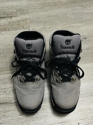 Timberland Euro Hiker Hiking Boots Mid Ankle Boys Size 4.5 Gray - Image 1 of 4